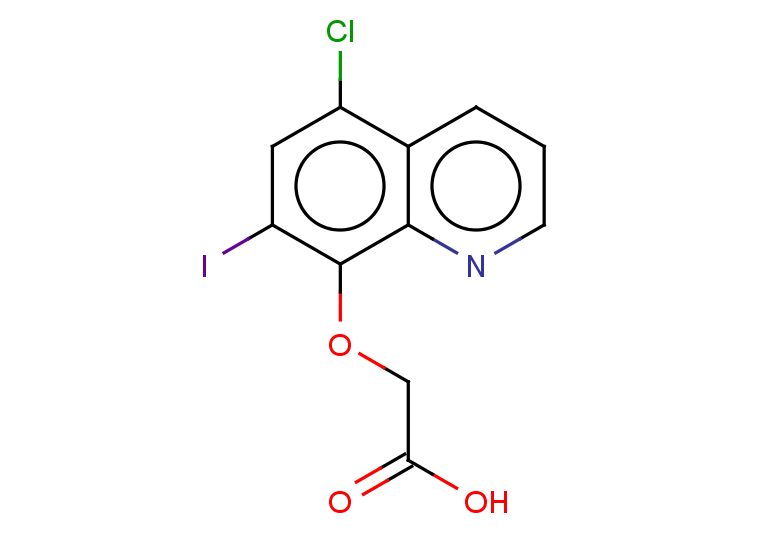 2-[(5-chloro-7-iodoquinolin-8-yl)oxy]acetic acid
