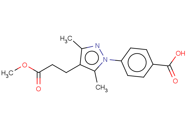 4-[4-(3-methoxy-3-oxopropyl)-3,5-dimethyl-1H-pyrazol-1-yl]benzoic acid