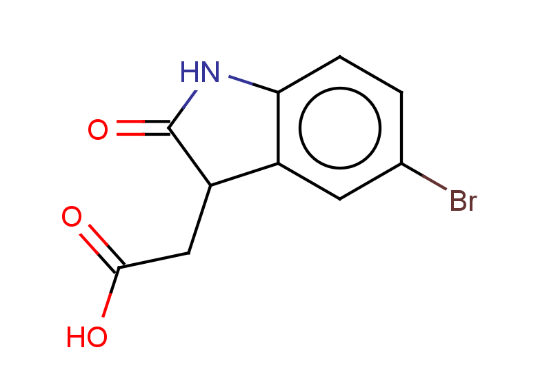 2-(5-bromo-2-oxo-2,3-dihydro-1H-indol-3-yl)acetic acid