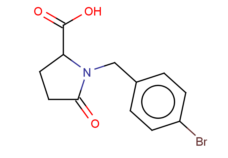 1-[(4-bromophenyl)methyl]-5-oxopyrrolidine-2-carboxylic acid