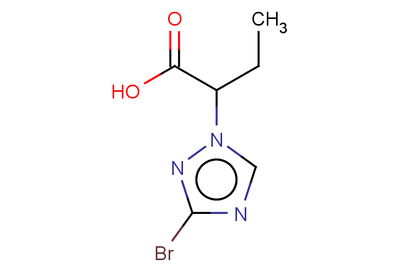 2-(3-bromo-1H-1,2,4-triazol-1-yl)butanoic acid