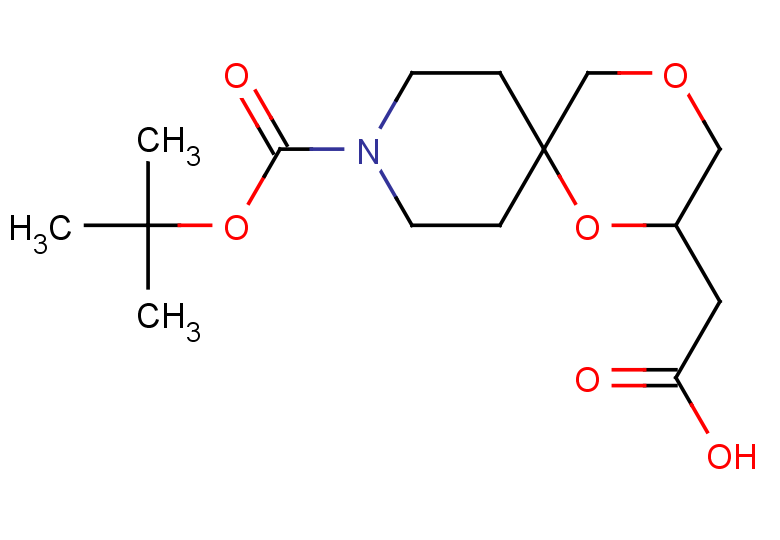 2-{9-[(tert-butoxy)carbonyl]-1,4-dioxa-9-azaspiro[5.5]undecan-2-yl}acetic acid