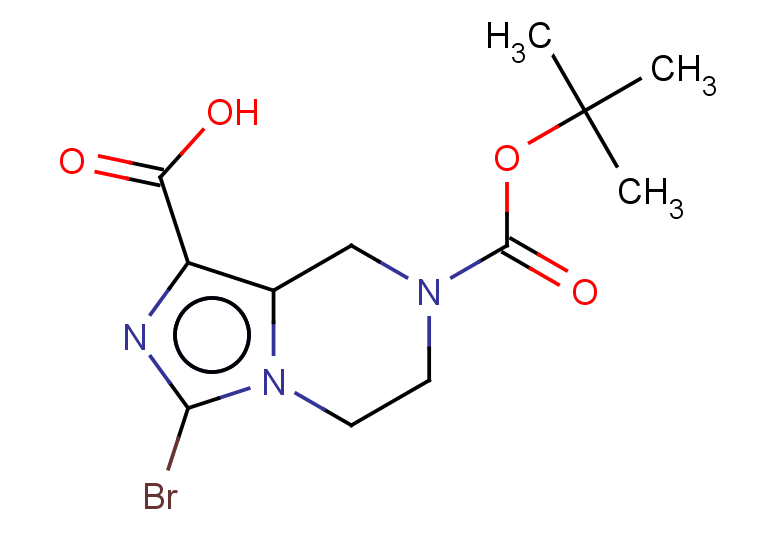 3-bromo-7-[(tert-butoxy)carbonyl]-5H,6H,7H,8H-imidazo[1,5-a]pyrazine-1-carboxylic acid