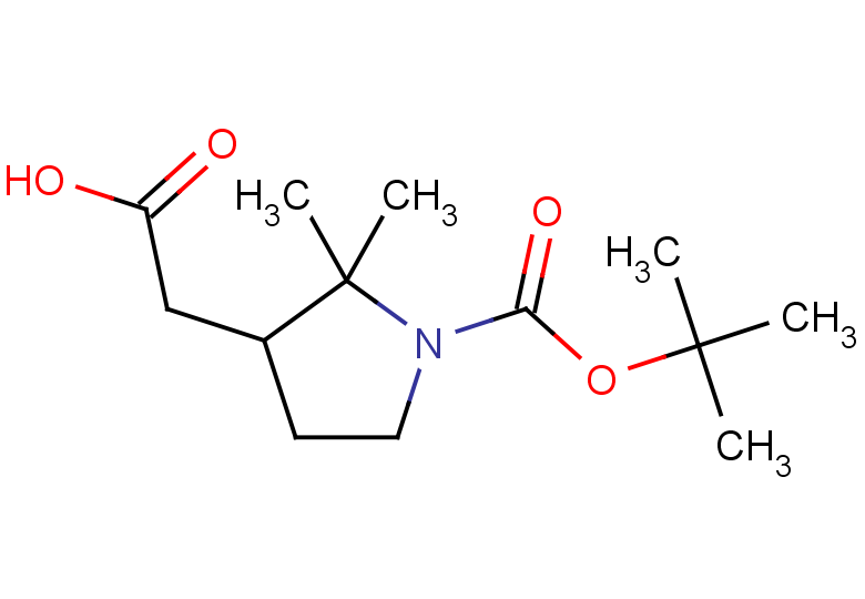 2-{1-[(tert-butoxy)carbonyl]-2,2-dimethylpyrrolidin-3-yl}acetic acid