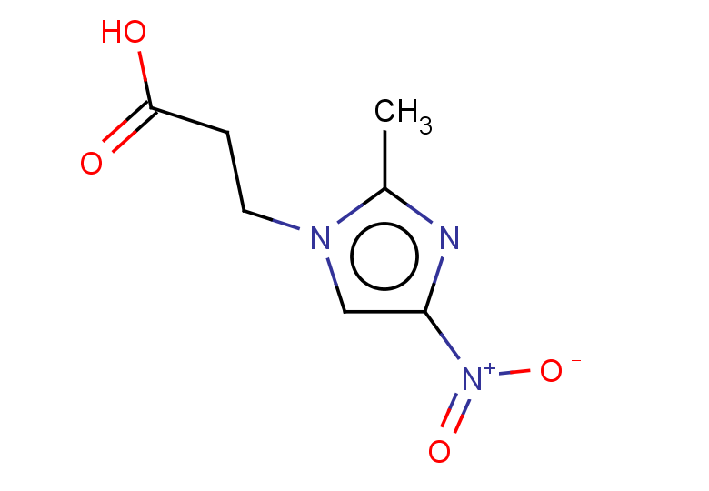 3-(2-methyl-4-nitro-1H-imidazol-1-yl)propanoic acid
