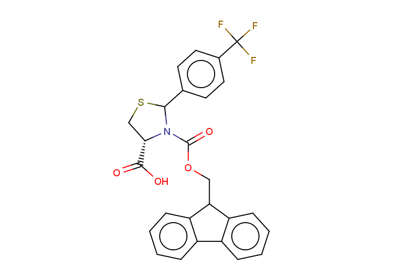 (4R)-3-{[(9H-fluoren-9-yl)methoxy]carbonyl}-2-[4-(trifluoromethyl)phenyl]-1,3-thiazolidine-4-carboxylic acid