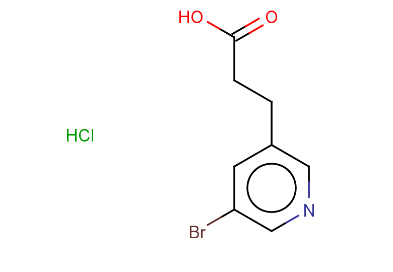 3-(5-bromopyridin-3-yl)propanoic acid hydrochloride