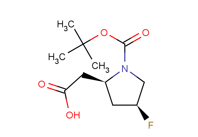 2-[(2R,4S)-1-[(tert-butoxy)carbonyl]-4-fluoropyrrolidin-2-yl]acetic acid