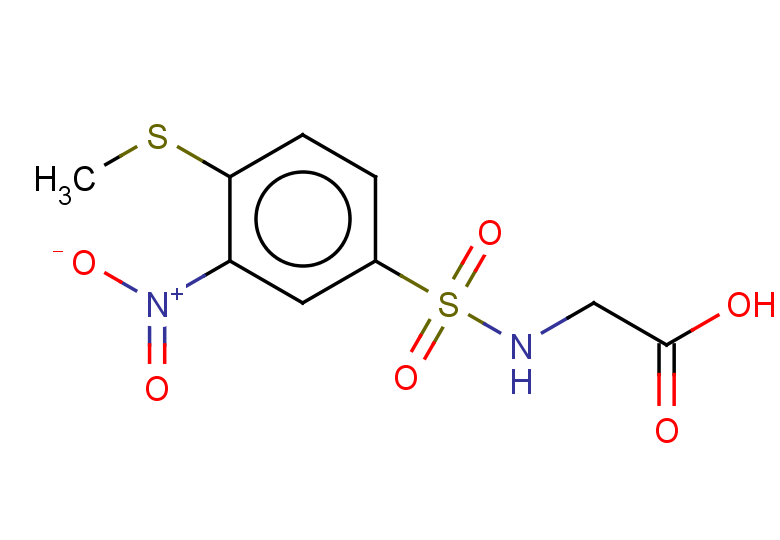 2-[4-(methylsulfanyl)-3-nitrobenzenesulfonamido]acetic acid