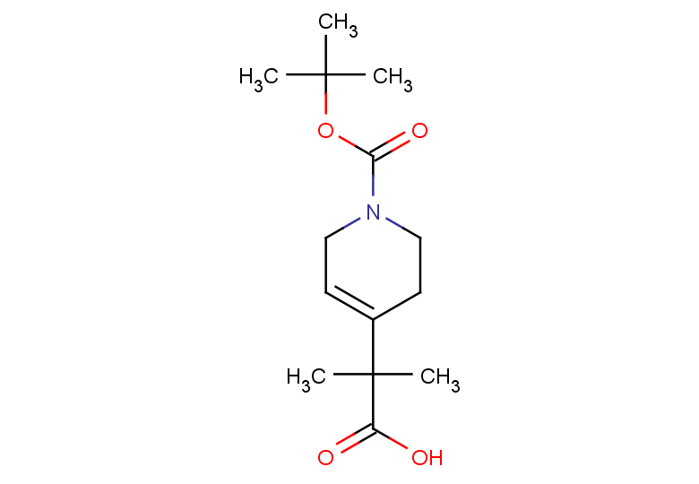 2-{1-[(tert-butoxy)carbonyl]-1,2,3,6-tetrahydropyridin-4-yl}-2-methylpropanoic acid