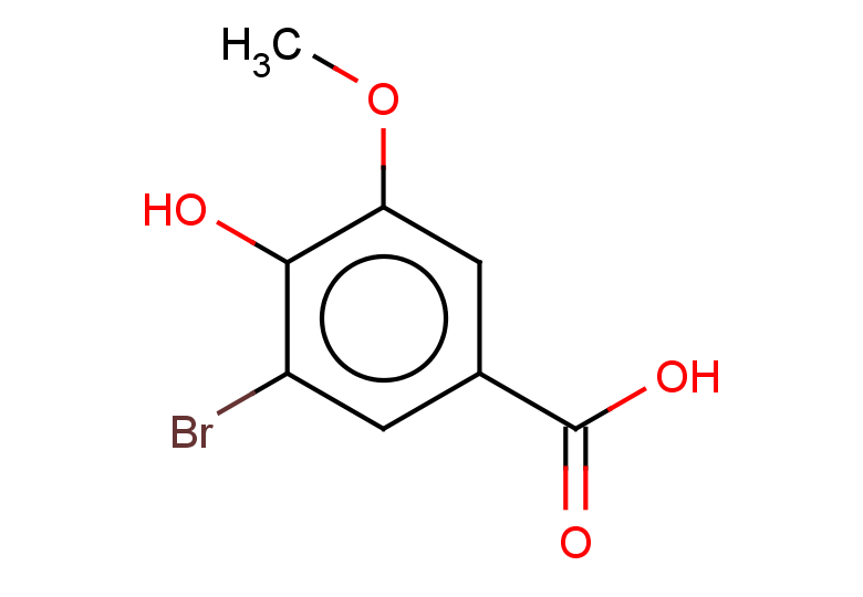 3-bromo-4-hydroxy-5-methoxybenzoic acid
