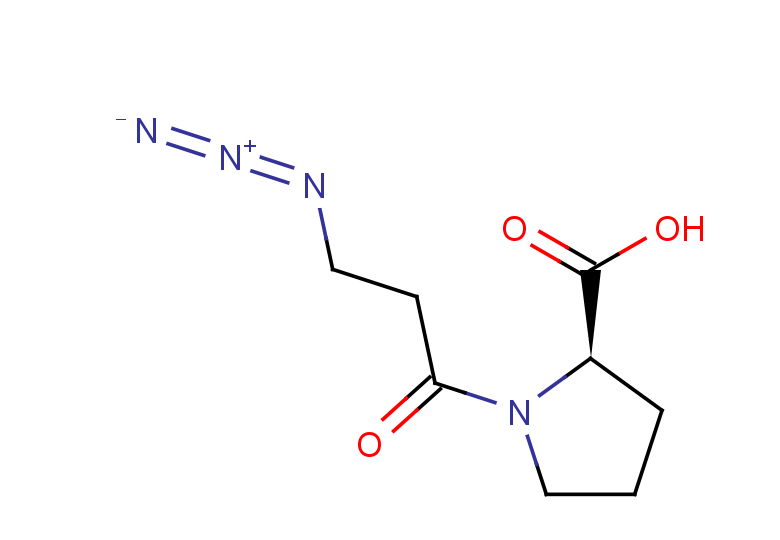 (2R)-1-(3-azidopropanoyl)pyrrolidine-2-carboxylic acid