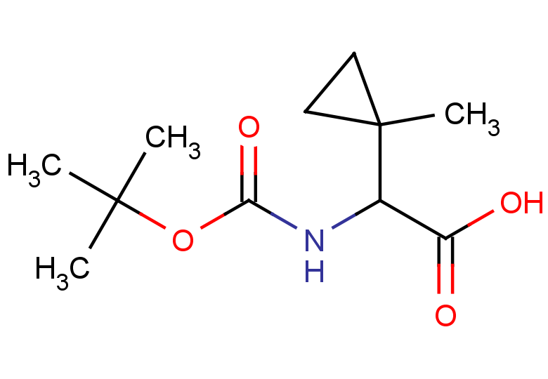 2-{[(tert-butoxy)carbonyl]amino}-2-(1-methylcyclopropyl)acetic acid