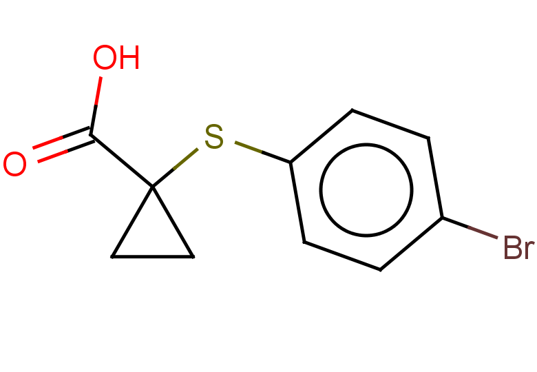 1-[(4-bromophenyl)sulfanyl]cyclopropane-1-carboxylic acid
