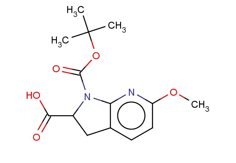 1-[(tert-butoxy)carbonyl]-6-methoxy-1H,2H,3H-pyrrolo[2,3-b]pyridine-2-carboxylic acid