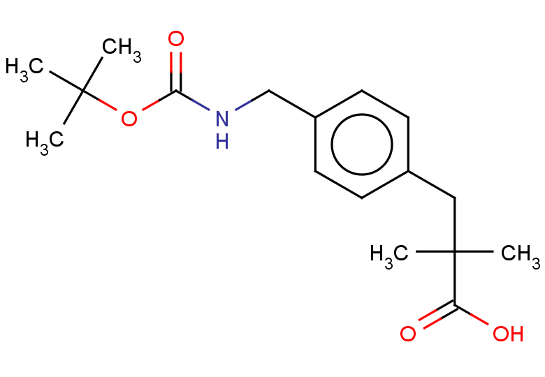 3-[4-({[(tert-butoxy)carbonyl]amino}methyl)phenyl]-2,2-dimethylpropanoic acid