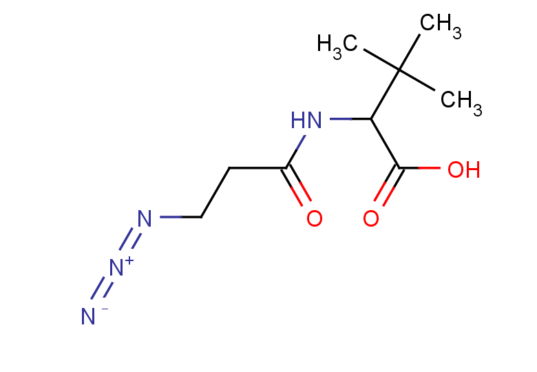 2-(3-azidopropanamido)-3,3-dimethylbutanoic acid