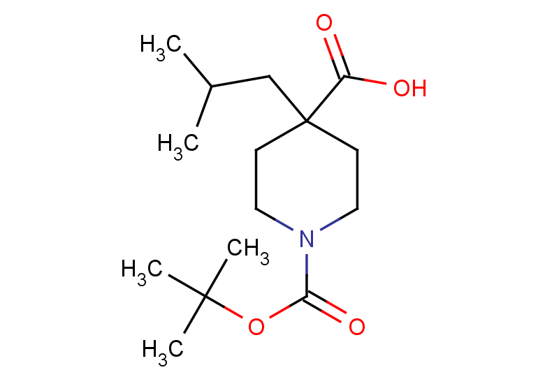 1-[(tert-butoxy)carbonyl]-4-(2-methylpropyl)piperidine-4-carboxylic acid