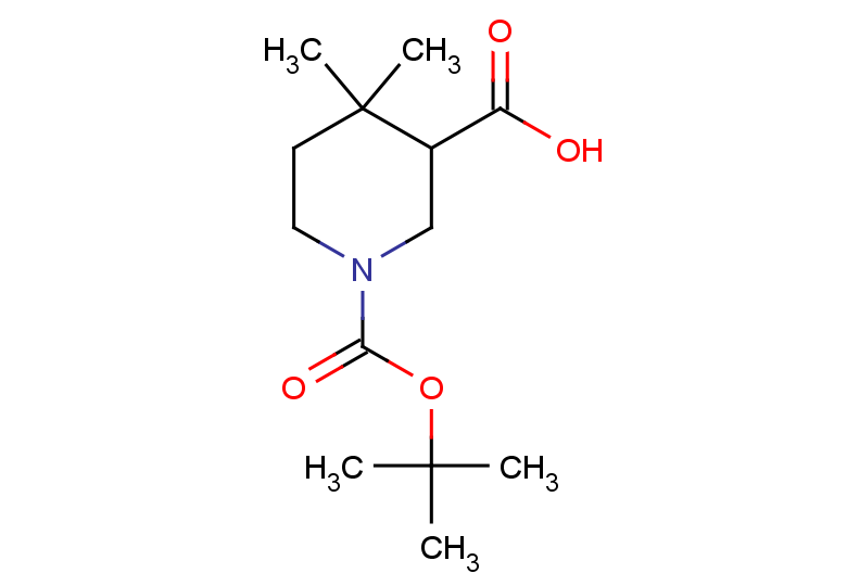1-[(tert-butoxy)carbonyl]-4,4-dimethylpiperidine-3-carboxylic acid