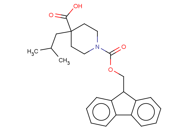 1-{[(9H-fluoren-9-yl)methoxy]carbonyl}-4-(2-methylpropyl)piperidine-4-carboxylic acid