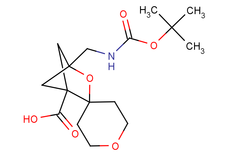 4-({[(tert-butoxy)carbonyl]amino}methyl)-3-oxaspiro[bicyclo[2.1.1]hexane-2,4'-oxane]-1-carboxylic acid