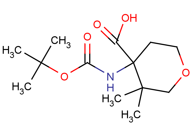 4-{[(tert-butoxy)carbonyl]amino}-3,3-dimethyloxane-4-carboxylic acid