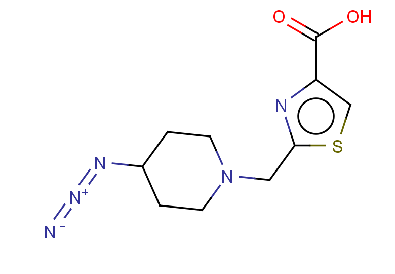 2-[(4-azidopiperidin-1-yl)methyl]-1,3-thiazole-4-carboxylic acid