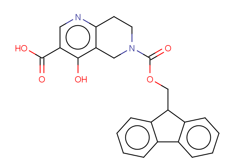 6-{[(9H-fluoren-9-yl)methoxy]carbonyl}-4-hydroxy-5,6,7,8-tetrahydro-1,6-naphthyridine-3-carboxylic acid