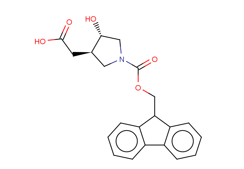 rac-2-[(3R,4S)-1-{[(9H-fluoren-9-yl)methoxy]carbonyl}-4-hydroxypyrrolidin-3-yl]acetic acid