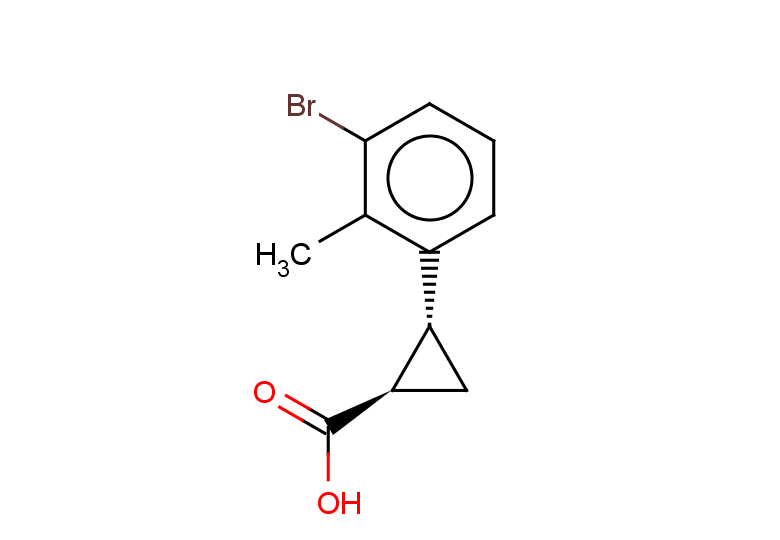 rac-(1R,2R)-2-(3-bromo-2-methylphenyl)cyclopropane-1-carboxylic acid, trans