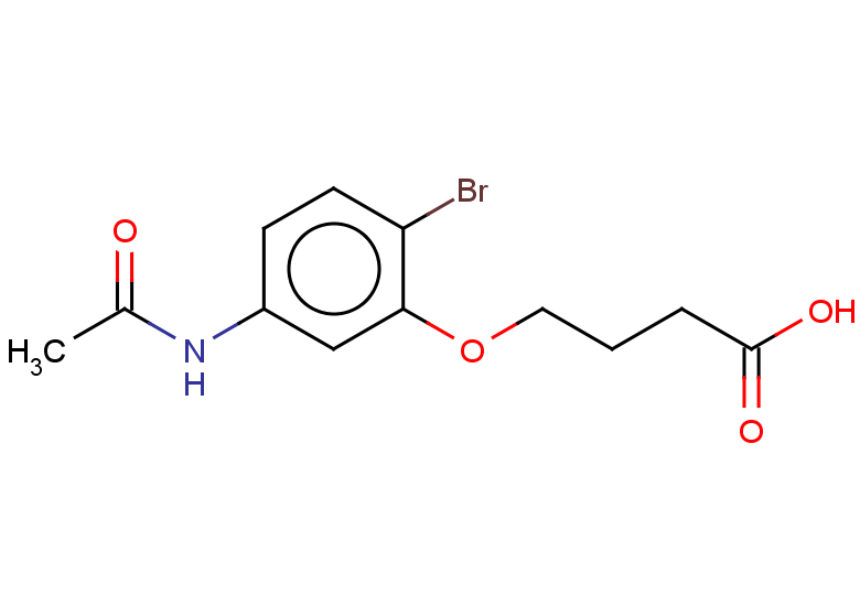 4-(2-bromo-5-acetamidophenoxy)butanoic acid