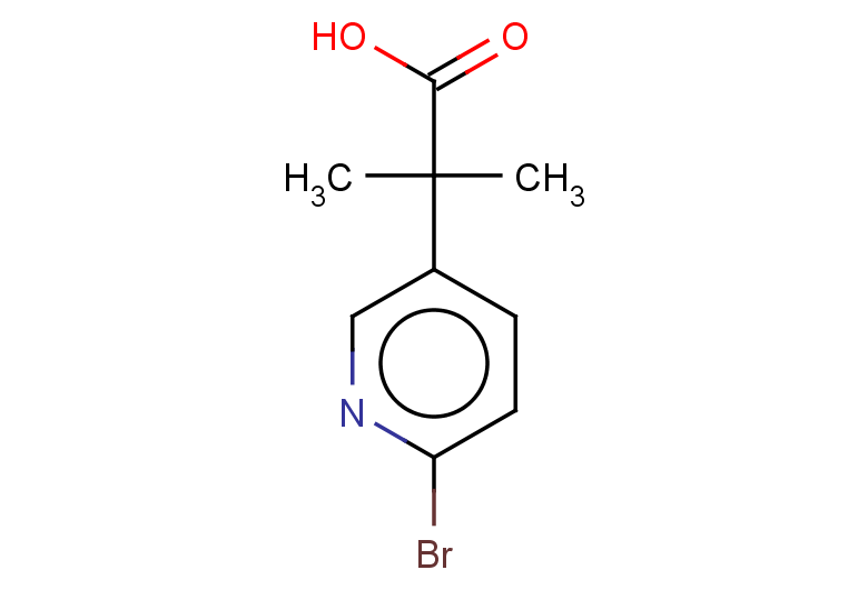 2-(6-bromopyridin-3-yl)-2-methylpropanoic acid