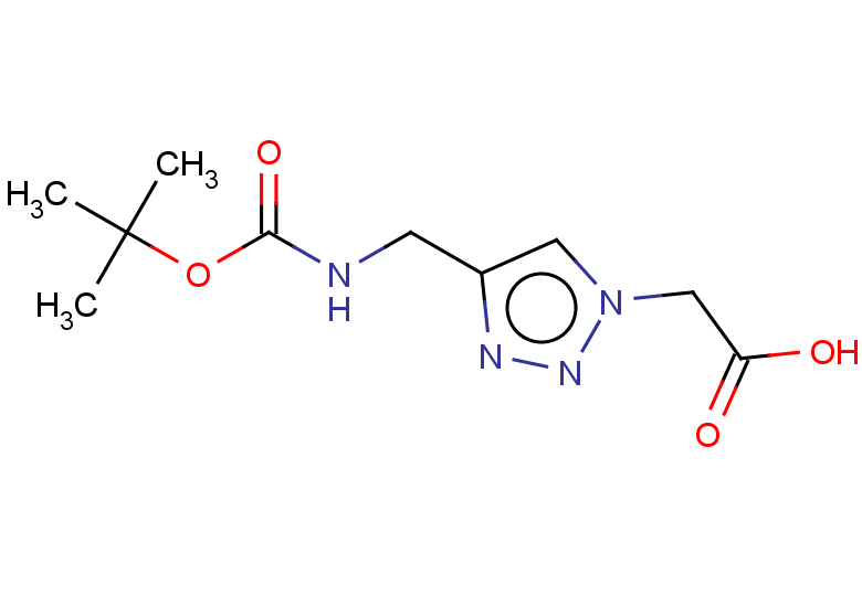 2-[4-({[(tert-butoxy)carbonyl]amino}methyl)-1H-1,2,3-triazol-1-yl]acetic acid