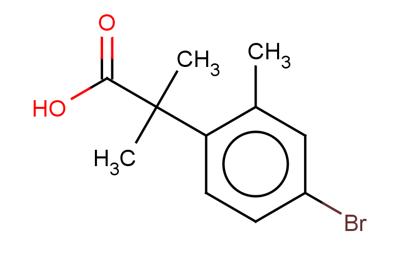 2-(4-bromo-2-methylphenyl)-2-methylpropanoic acid
