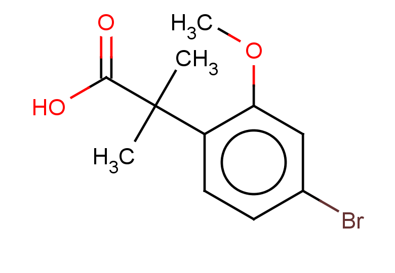 2-(4-bromo-2-methoxyphenyl)-2-methylpropanoic acid