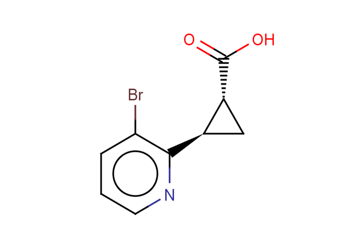 rac-(1R,2R)-2-(3-bromopyridin-2-yl)cyclopropane-1-carboxylic acid