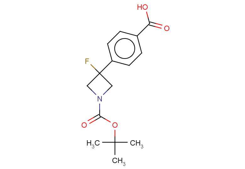 4-{1-[(tert-butoxy)carbonyl]-3-fluoroazetidin-3-yl}benzoic acid