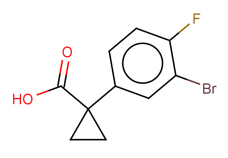 1-(3-bromo-4-fluorophenyl)cyclopropane-1-carboxylic acid