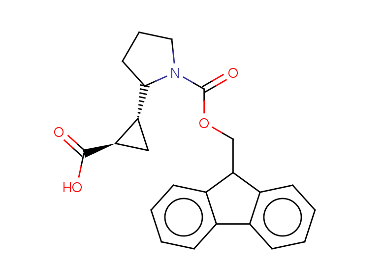 rac-(1R,2R)-2-(1-{[(9H-fluoren-9-yl)methoxy]carbonyl}pyrrolidin-2-yl)cyclopropane-1-carboxylic acid, trans