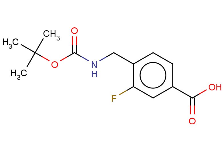 4-({[(tert-butoxy)carbonyl]amino}methyl)-3-fluorobenzoic acid