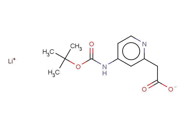 lithium(1+) ion 2-(4-{[(tert-butoxy)carbonyl]amino}pyridin-2-yl)acetate