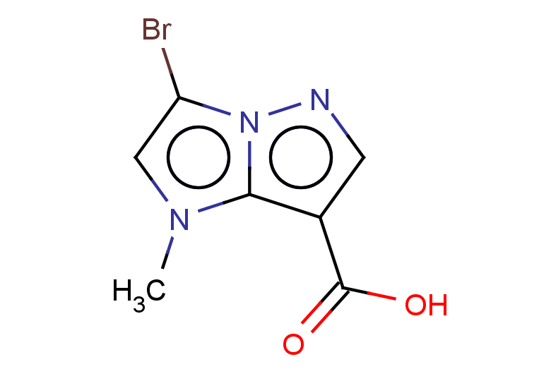 3-bromo-1-methyl-1H-pyrazolo[1,5-a]imidazole-7-carboxylic acid