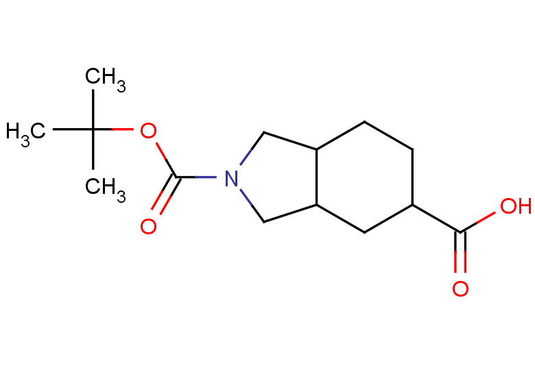 2-[(tert-butoxy)carbonyl]-octahydro-1H-isoindole-5-carboxylic acid, Mixture of diastereomers