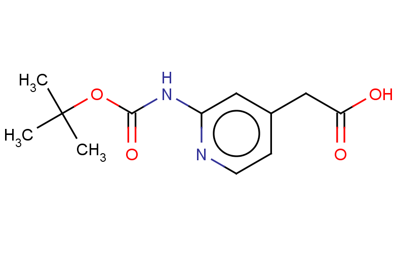 2-(2-{[(tert-butoxy)carbonyl]amino}pyridin-4-yl)acetic acid