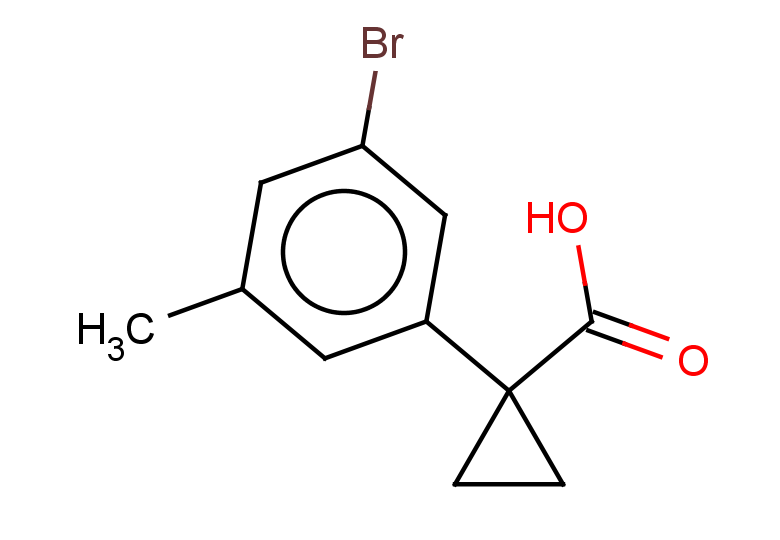 1-(3-bromo-5-methylphenyl)cyclopropane-1-carboxylic acid