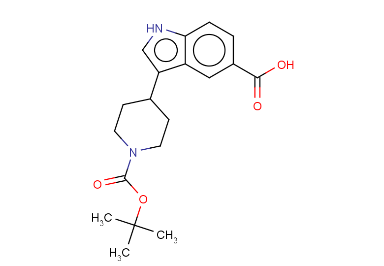 3-{1-[(tert-butoxy)carbonyl]piperidin-4-yl}-1H-indole-5-carboxylic acid