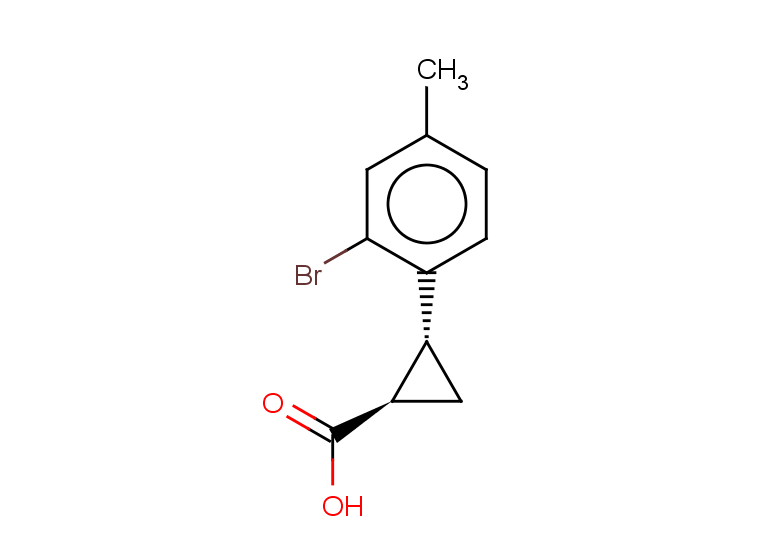 rac-(1R,2R)-2-(2-bromo-4-methylphenyl)cyclopropane-1-carboxylic acid, trans