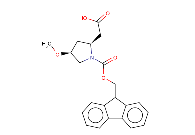 2-[(2S,4S)-1-{[(9H-fluoren-9-yl)methoxy]carbonyl}-4-methoxypyrrolidin-2-yl]acetic acid