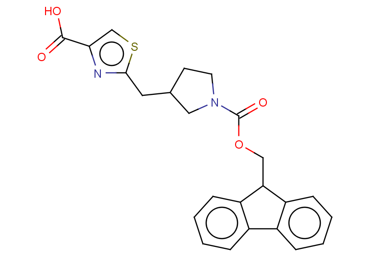 2-[(1-{[(9H-fluoren-9-yl)methoxy]carbonyl}pyrrolidin-3-yl)methyl]-1,3-thiazole-4-carboxylic acid