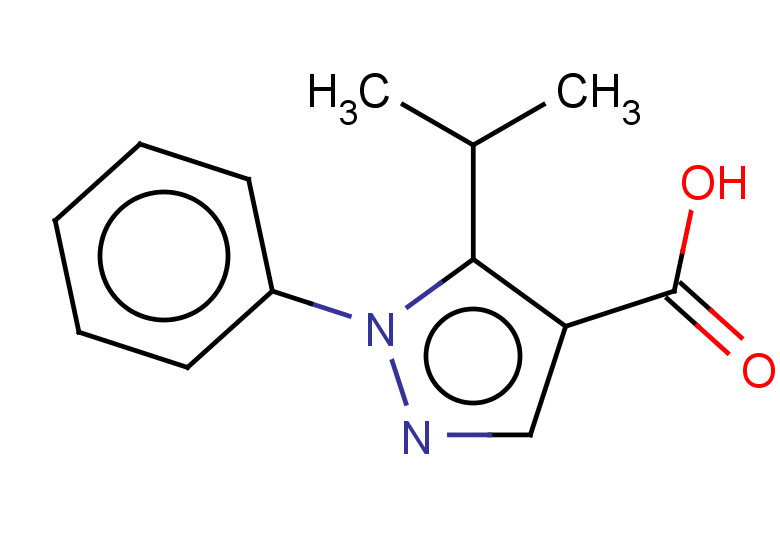 1-phenyl-5-(propan-2-yl)-1H-pyrazole-4-carboxylic acid